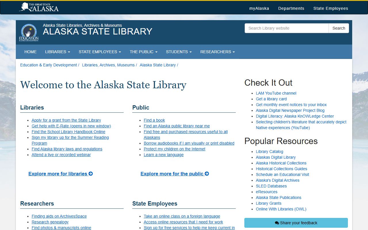 Alaska State Library Historical Collections in Juneau