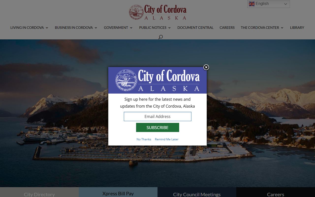 Chugach Census Area Death Index - City of Cordova Official Website