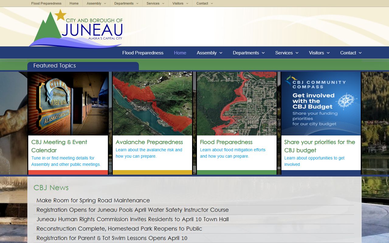 Juneau City and Borough official website